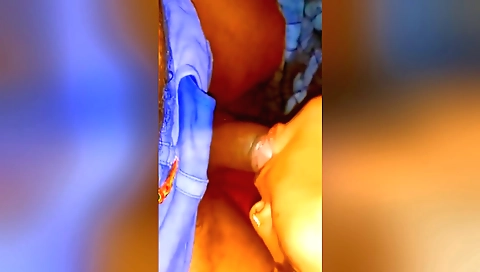 Indian amateur with hairy bush in mouth and throat