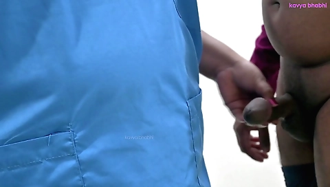 Indian amateur sex tape of a nurse sucking a patient