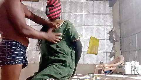 Hot indian wife having sex with her husband in bedroom