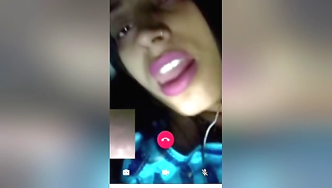 Sexy brunette showing off her curves on the webcam